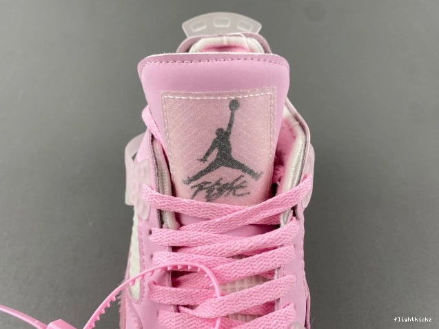PINK X OFF-WHITE 4 JORDAN 0713